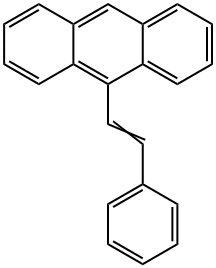 顺-9-苯乙烯基蒽 结构式