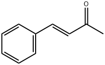(E)-1-フェニル-1-ブテン-3-オン 化学構造式