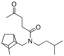 N-(3-methylbutyl)-N-[(3-methylnorbornan-2-yl)methyl]-4-oxo-pentanamide 结构式