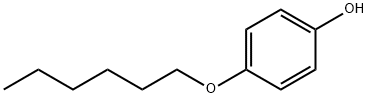 4-ヘキシルオキシフェノール 化学構造式