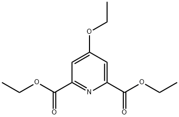 Diethyl 4-ethoxy-2,6-pyridinedicarboxylate 结构式
