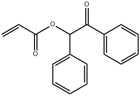 2-oxo-1,2-diphenylethyl acrylate 结构式