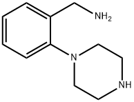 2-ピペラジノベンゼン(メタンアミン) 化学構造式