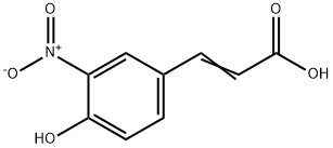 4-HYDROXY-3-NITROCINNAMIC ACID 结构式
