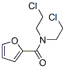 N,N-Bis(2-chloroethyl)-2-furancarboxamide Structure