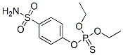 Phosphorothioic acid O-[4-(aminosulfonyl)phenyl]O,O-diethyl ester Structure