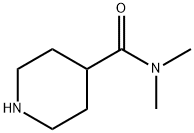N,N-二甲基哌啶-4-羧酰胺 结构式