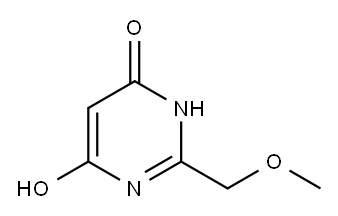 2-甲氧基甲基嘧啶-4,6-二醇, 1903-90-8, 结构式