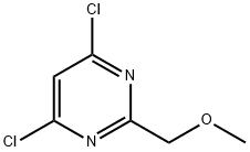 4,6-DICHLORO-2-METHOXYMETHYLPYRIMIDINE Struktur