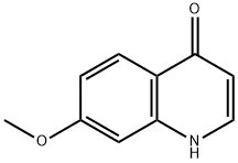 7-メトキシ-1H-4-キノリノン 化学構造式