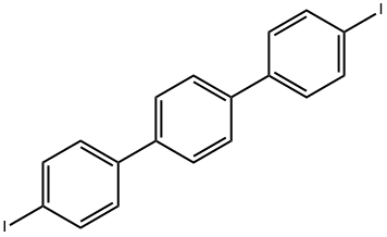 4,4''-ジヨード-p-ターフェニル 化学構造式