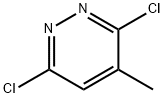 3,6-ジクロロ-4-メチルピリダジン 化学構造式