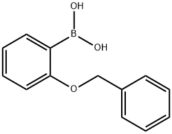 2-ベンジルオキシフェニルボロン酸 化学構造式