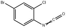 异氰酸4-溴-2-氯苯酯, 190774-47-1, 结构式