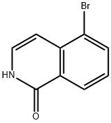 5-溴-1(2H)-异喹啉酮 结构式