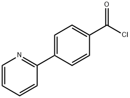 4-（2-吡啶基）苯甲酰氯 结构式