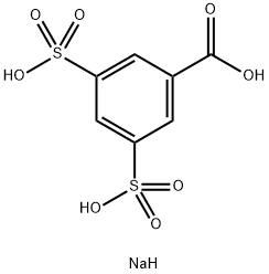 苯甲酸-3,5-二磺酸钠 结构式