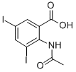 2-Acetylamino-3,5-diiodobenzoic acid Structure