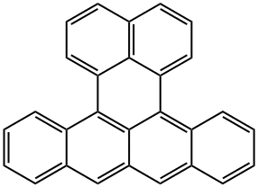 ジベンゾ[a,f]ペリレン 化学構造式