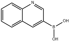 喹啉-3-硼酸 结构式