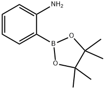 2-氨基苯硼酸频哪醇酯 结构式