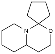 Spiro[cyclopentane-1,1-[1H,3H]pyrido[1,2-c][1,3]oxazine], hexahydro- (8CI) 结构式