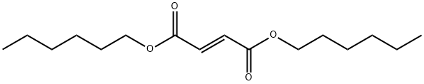 フマル酸ジヘキシル 化学構造式