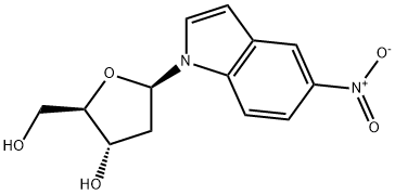 1-(BETA-D-2-DEOXYRIBOFURANOSYL)-5-NITROINDOLE Struktur