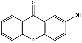 2-ヒドロキシキサントン 化学構造式