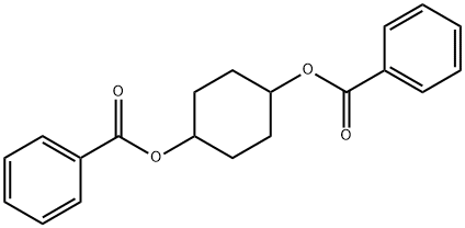 1,4-Bis(benzoyloxy)cyclohexane 结构式