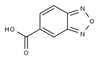 苯并呋咱-5-羧酸 结构式
