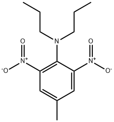 4-メチル-2,6-ジニトロ-N,N-ジプロピルアニリン 化学構造式
