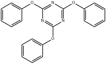 2,4,6-三苯氧基-1,3,5-三嗪 结构式