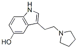 3-[2-(1-Pyrrolidinyl)ethyl]-1H-indol-5-ol Structure