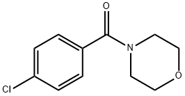 N-(4-CHLOROBENZOYL)MORPHOLINE 结构式