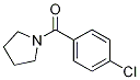 (4-Chlorophenyl)(pyrrolidin-1-yl)methanone Struktur