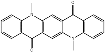 N,N'-Dimethylquinacridone Struktur