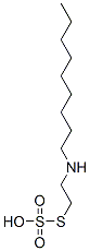 Thiosulfuric acid hydrogen S-(2-nonylaminoethyl) ester Struktur