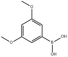 3,5-ジメトキシフェニルボロン酸 化学構造式