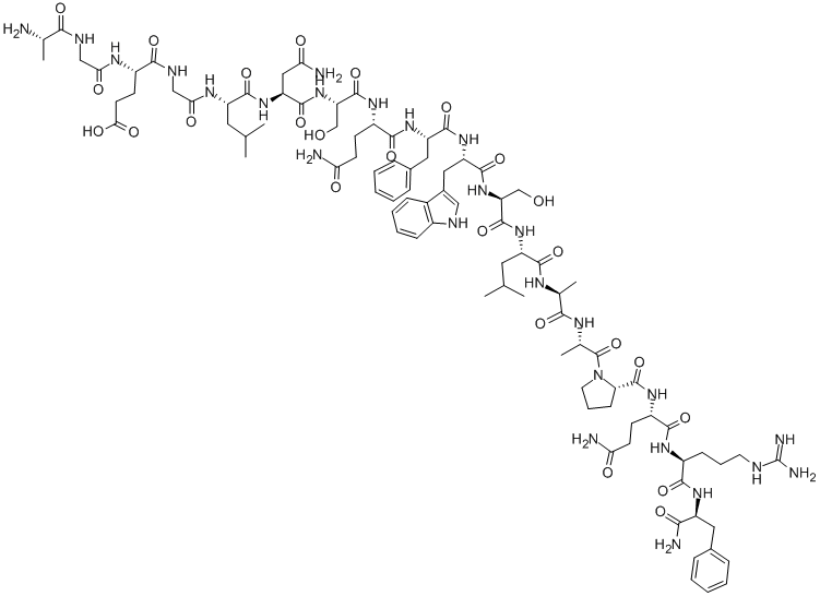 神经肽AF（人类）, 192387-38-5, 结构式