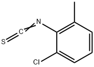 2-クロロ-6-メチルフェニルイソチオシアナート 化学構造式