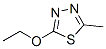 1,3,4-Thiadiazole,  2-ethoxy-5-methyl- 结构式