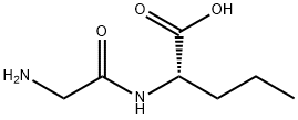 [S,(-)]-2-(グリシルアミノ)吉草酸 化学構造式