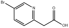 2-(5-溴吡啶-2-基)乙酸 结构式