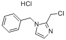 1-苄基-2-氯甲基-咪唑盐酸盐 结构式