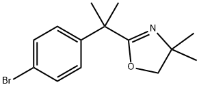 2-[1-(4-BROMOPHENYL)-1-METHYLETHYL]-4,4-DIMETHYL-4,5-DIHYDROOXAZOLINE Structure