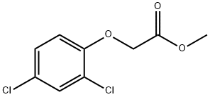 2,4-二氯苯氧乙酸甲酯 结构式