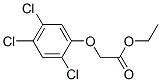 ethyl 2,4,5-trichlorophenoxyacetate Structure