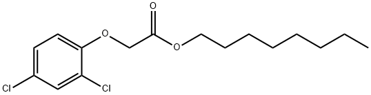 Octyl (2,4-dichlorophenoxy)acetate Structure