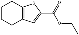 4,5,6,7-四氢苯并[B]噻吩-2-羧酸乙酯, 19282-45-2, 结构式
